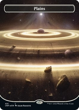 Image for Plains (491) (Borderless) (Galaxy Foil) (Unfinity) (491) - Magic: The Gathering