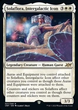 Image for Solaflora, Intergalactic Icon (Unfinity) (27) - Magic: The Gathering