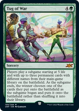 Image for Tug of War (Unfinity) (159) - Magic: The Gathering