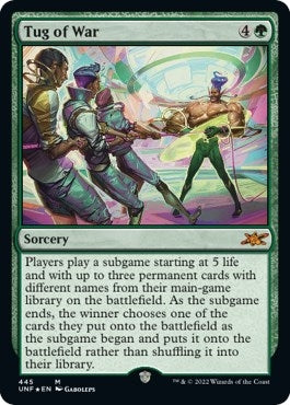 Image for Tug of War (Galaxy Foil) (Unfinity) (445) - Magic: The Gathering