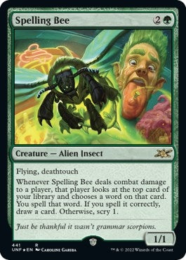 Image for Spelling Bee (Galaxy Foil) (Unfinity) (441) - Magic: The Gathering