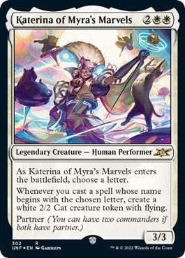 Image for Katerina of Myra's Marvels (Galaxy Foil) (Unfinity) (302) - Magic: The Gathering