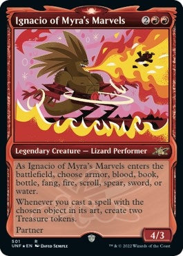 Image for Ignacio of Myra's Marvels (Showcase) (Galaxy Foil) (Unfinity) (501) - Magic: The Gathering