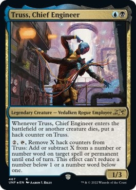 Image for Truss, Chief Engineer (Galaxy Foil) (Unfinity) (467) - Magic: The Gathering