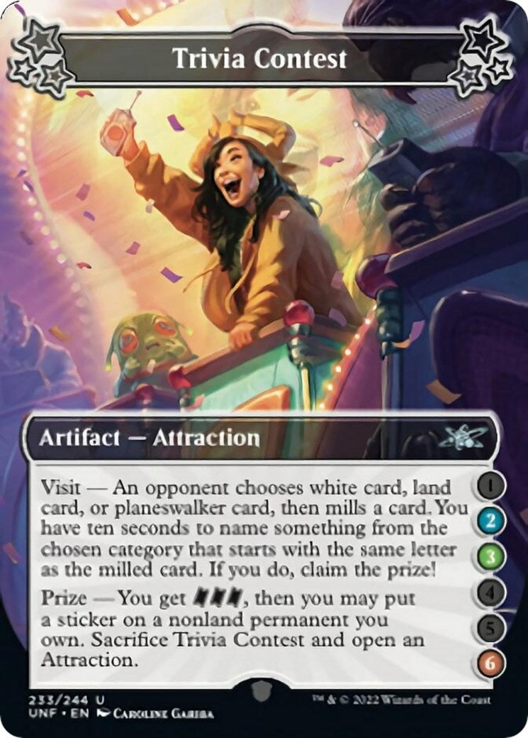 Image for Trivia Contest (2-3-6) (Unfinity) (233) - Magic: The Gathering