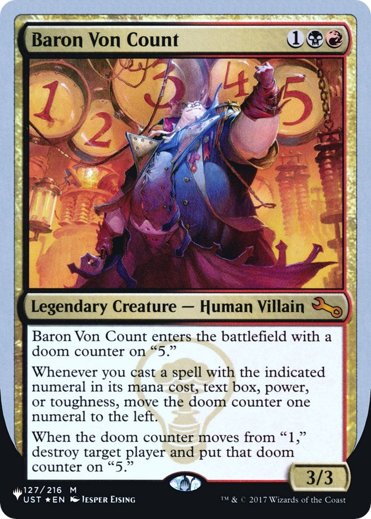 Image for Baron Von Count (The List Reprints) (127/216) - Magic: The Gathering