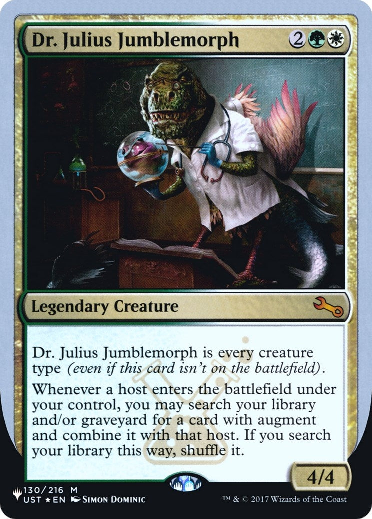 Image for Dr. Julius Jumblemorph (The List Reprints) (130/216) - Magic: The Gathering