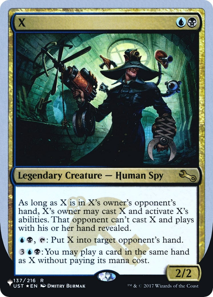 Image for X (The List Reprints) (137/216) - Magic: The Gathering