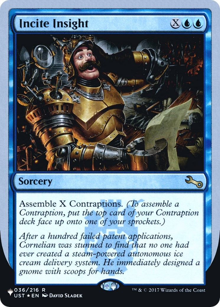 Image for Incite Insight (The List Reprints) (036/216) - Magic: The Gathering