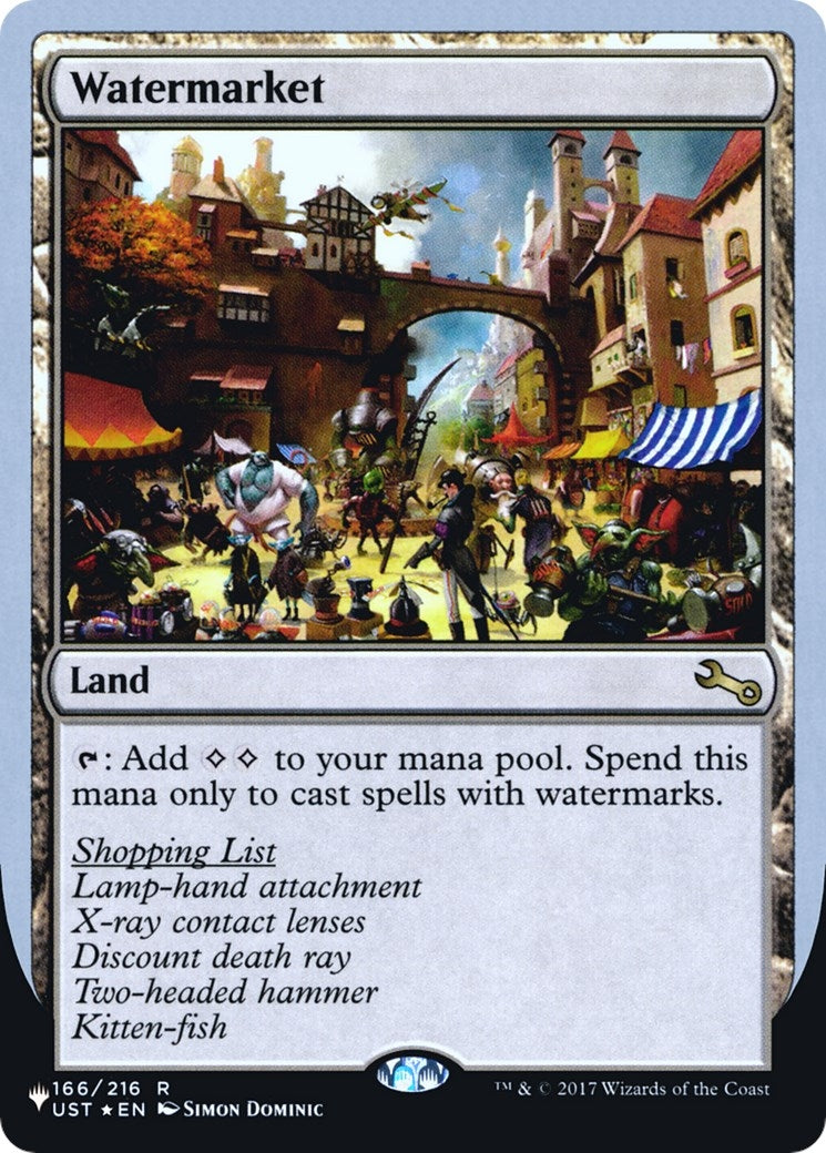 Image for Watermarket (The List Reprints) (166/216) - Magic: The Gathering