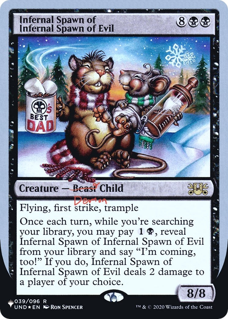 Image for Infernal Spawn of Infernal Spawn of Evil (The List Reprints) (039/096) - Magic: The Gathering