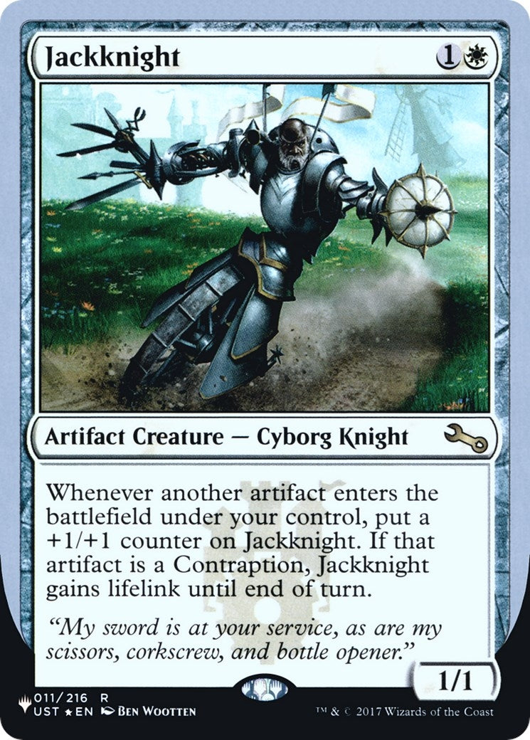 Image for Jackknight (The List Reprints) (011/216) - Magic: The Gathering
