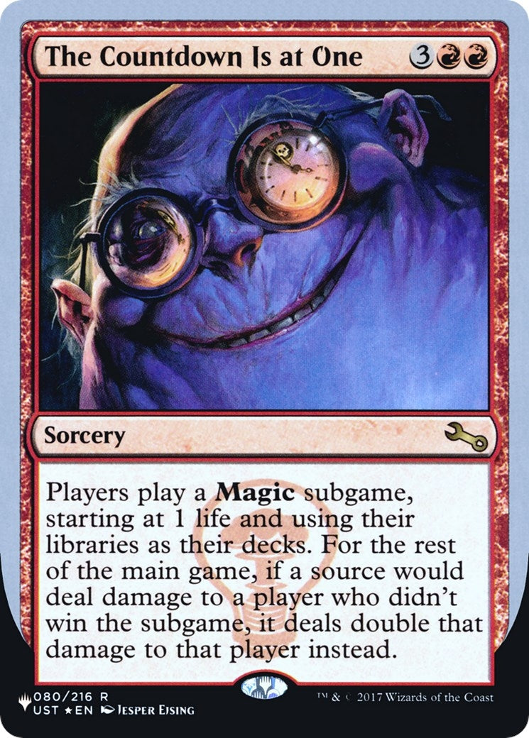 Image for The Countdown Is at One (The List Reprints) (080/216) - Magic: The Gathering