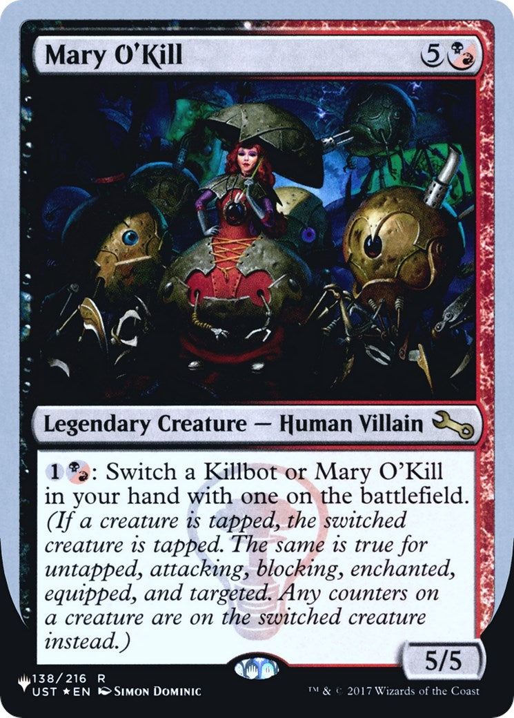 Image for Mary O'Kill (The List Reprints) (138/216) - Magic: The Gathering