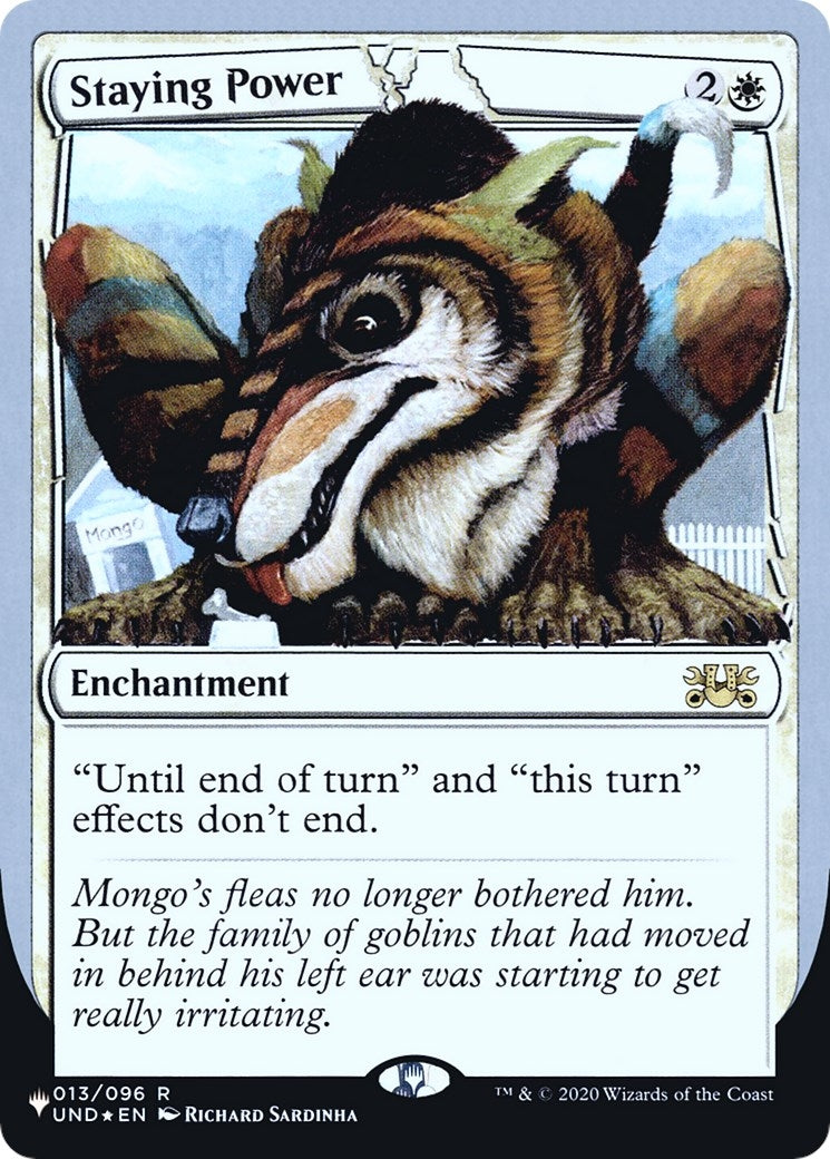 Image for Staying Power (The List Reprints) (013/096) - Magic: The Gathering