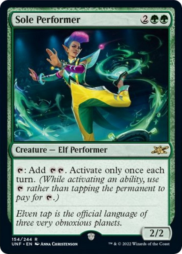 Image for Sole Performer (Unfinity) (154) - Magic: The Gathering