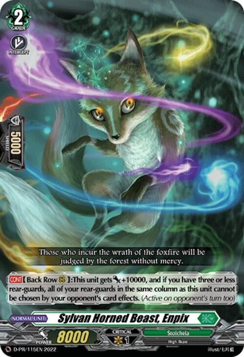 Image for Sylvan Horned Beast, Enpix (115) (D Promo Cards) (D-PR/115EN) - Cardfight Vanguard
