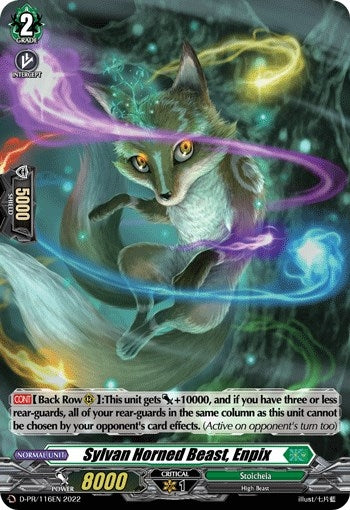 Image for Sylvan Horned Beast, Enpix (116) (Foil) (D Promo Cards) (D-PR/116EN) - Cardfight Vanguard