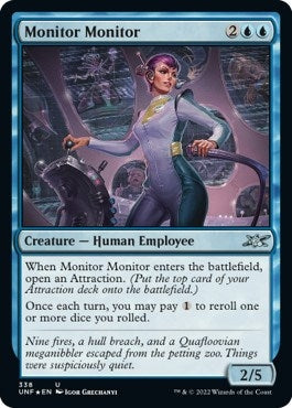 Image for Monitor Monitor (Galaxy Foil) (Unfinity) (338) - Magic: The Gathering