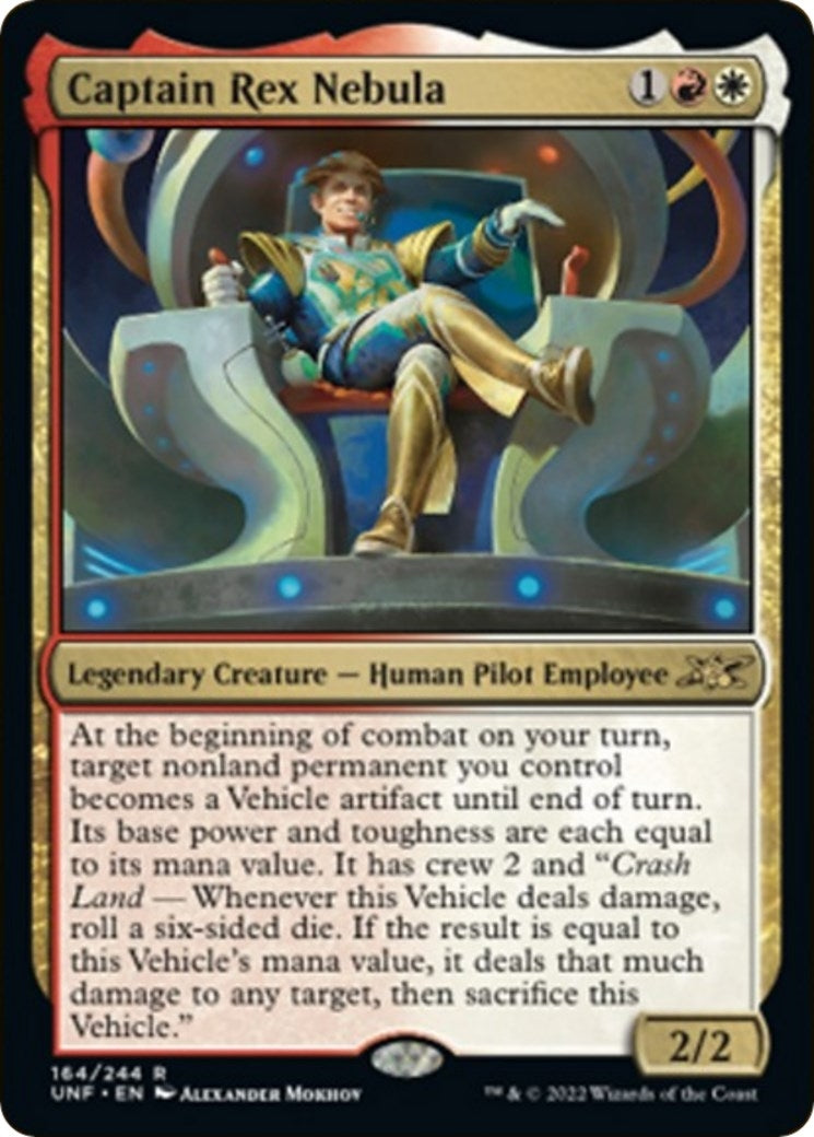 Image for Captain Rex Nebula (Unfinity) (164) - Magic: The Gathering