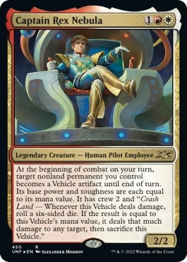 Image for Captain Rex Nebula (Galaxy Foil) (Unfinity) (450) - Magic: The Gathering