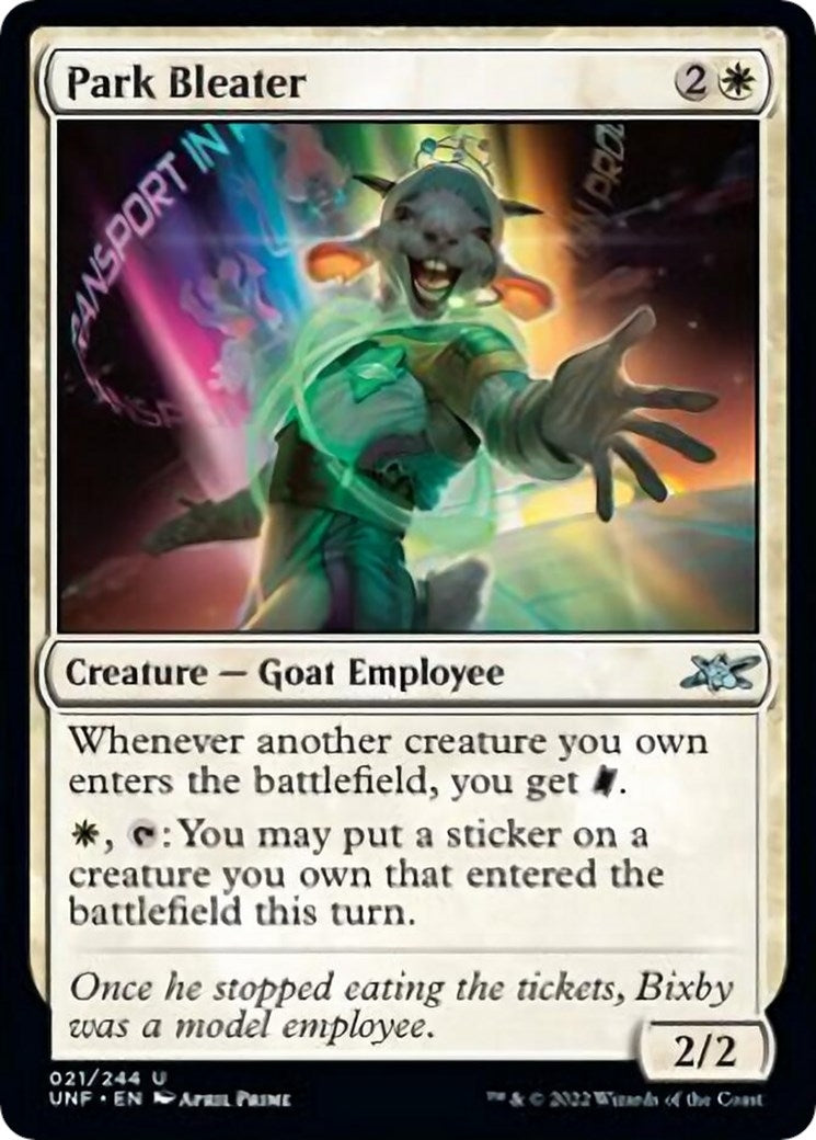 Image for Park Bleater (Unfinity) (21) - Magic: The Gathering