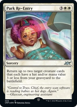 Image for Park Re-Entry (Galaxy Foil) (Unfinity) (308) - Magic: The Gathering