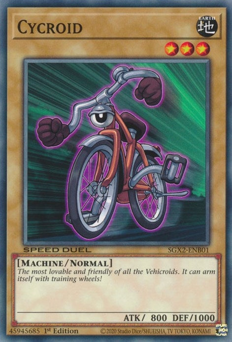 Image for Cycroid (Speed Duel GX: Midterm Paradox) (SGX2-ENB01) - YuGiOh