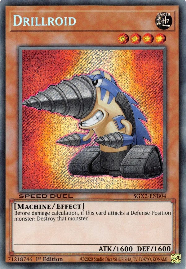 Image for Drillroid (Secret Rare) (Speed Duel GX: Midterm Paradox) (SGX2-ENB04) - YuGiOh