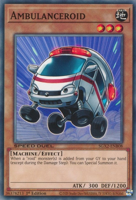 Image for Ambulanceroid (Speed Duel GX: Midterm Paradox) (SGX2-ENB08) - YuGiOh
