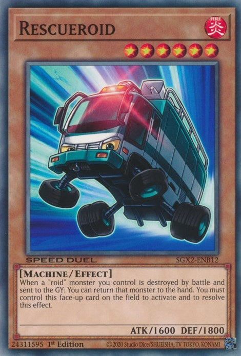 Image for Rescueroid (Speed Duel GX: Midterm Paradox) (SGX2-ENB12) - YuGiOh