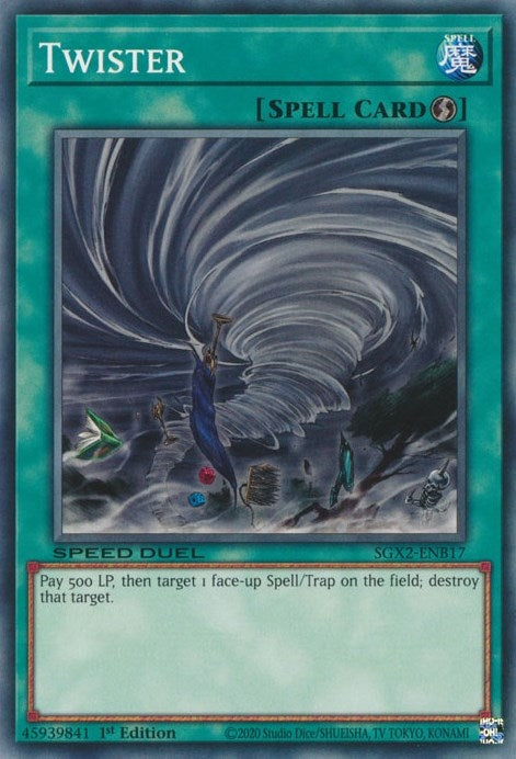 Image for Twister (Speed Duel GX: Midterm Paradox) (SGX2-ENB17) - YuGiOh