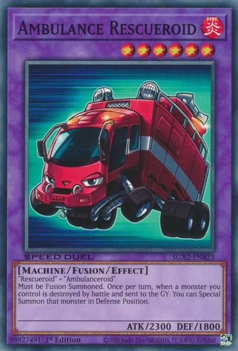 Image for Ambulance Rescueroid (Speed Duel GX: Midterm Paradox) (SGX2-ENB23) - YuGiOh