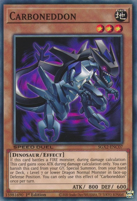 Image for Carboneddon (Speed Duel GX: Midterm Paradox) (SGX2-ENC07) - YuGiOh