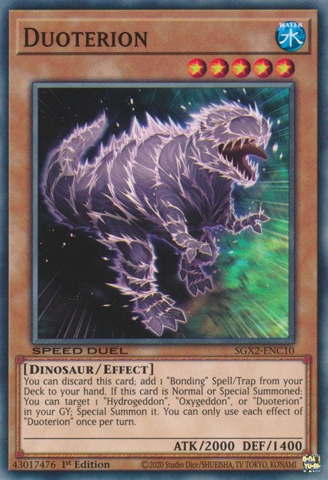 Image for Duoterion (Speed Duel GX: Midterm Paradox) (SGX2-ENC10) - YuGiOh
