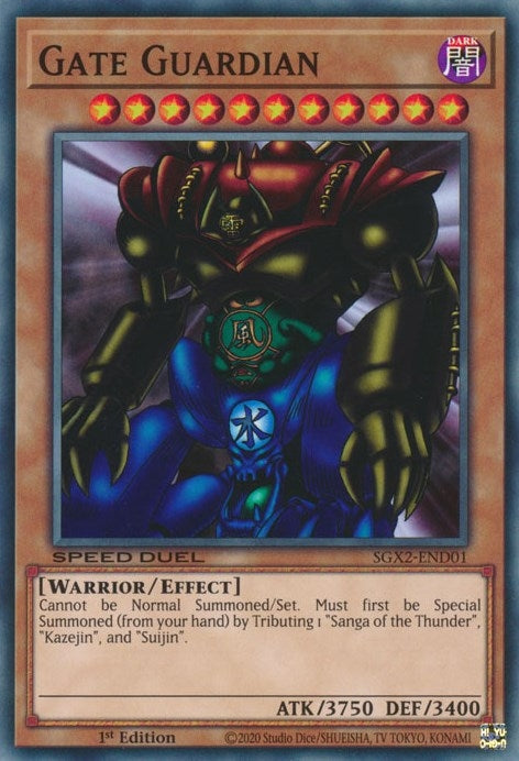 Image for Gate Guardian (Speed Duel GX: Midterm Paradox) (SGX2-END01) - YuGiOh