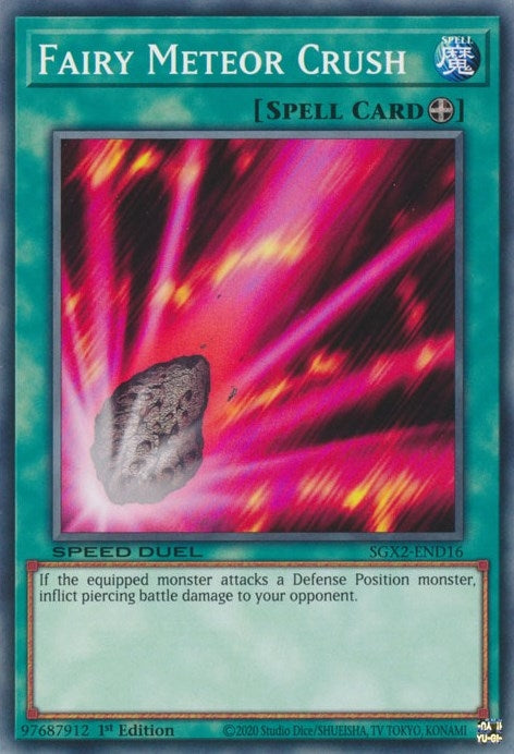 Image for Fairy Meteor Crush (Speed Duel GX: Midterm Paradox) (SGX2-END16) - YuGiOh
