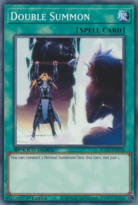 Image for Double Summon (Speed Duel GX: Midterm Paradox) (SGX2-END18) - YuGiOh