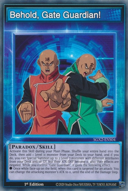 Image for Behold, Gate Guardian! (Speed Duel GX: Midterm Paradox) (SGX2-ENS04) - YuGiOh