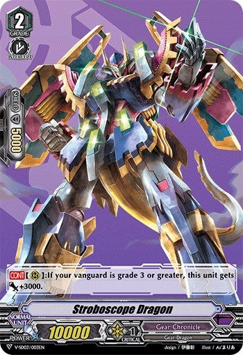 Image for Stroboscope Dragon (V Start Deck 03: 2020 Demo Deck "Gear Chronicle") (V-SD03/003EN) - Cardfight Vanguard