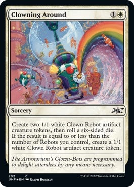 Image for Clowning Around (Galaxy Foil) (Unfinity) (292) - Magic: The Gathering