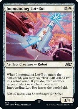 Image for Impounding Lot-Bot (Galaxy Foil) (Unfinity) (300) - Magic: The Gathering