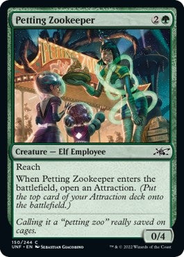 Image for Petting Zookeeper (Unfinity) (150) - Magic: The Gathering