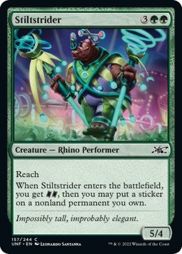 Image for Stiltstrider (Unfinity) (157) - Magic: The Gathering