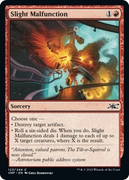 Image for Slight Malfunction (Unfinity) (123) - Magic: The Gathering
