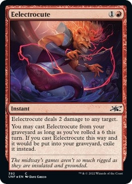 Image for Eelectrocute (Galaxy Foil) (Unfinity) (392) - Magic: The Gathering
