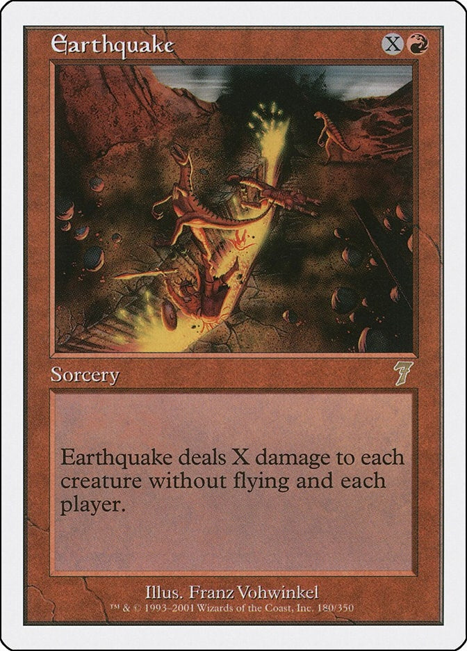 Image for Earthquake (7th Edition) (180) - Magic: The Gathering