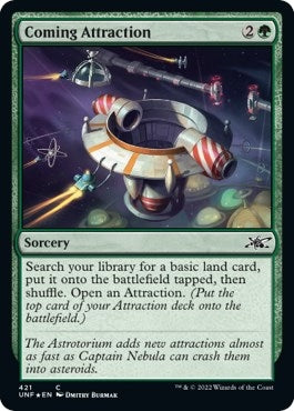 Image for Coming Attraction (Galaxy Foil) (Unfinity) (421) - Magic: The Gathering