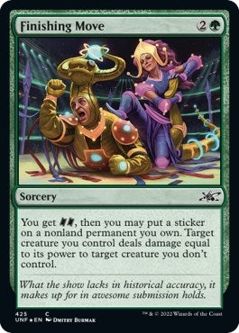 Image for Finishing Move (Galaxy Foil) (Unfinity) (425) - Magic: The Gathering