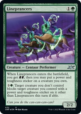 Image for Lineprancers (Galaxy Foil) (Unfinity) (432) - Magic: The Gathering
